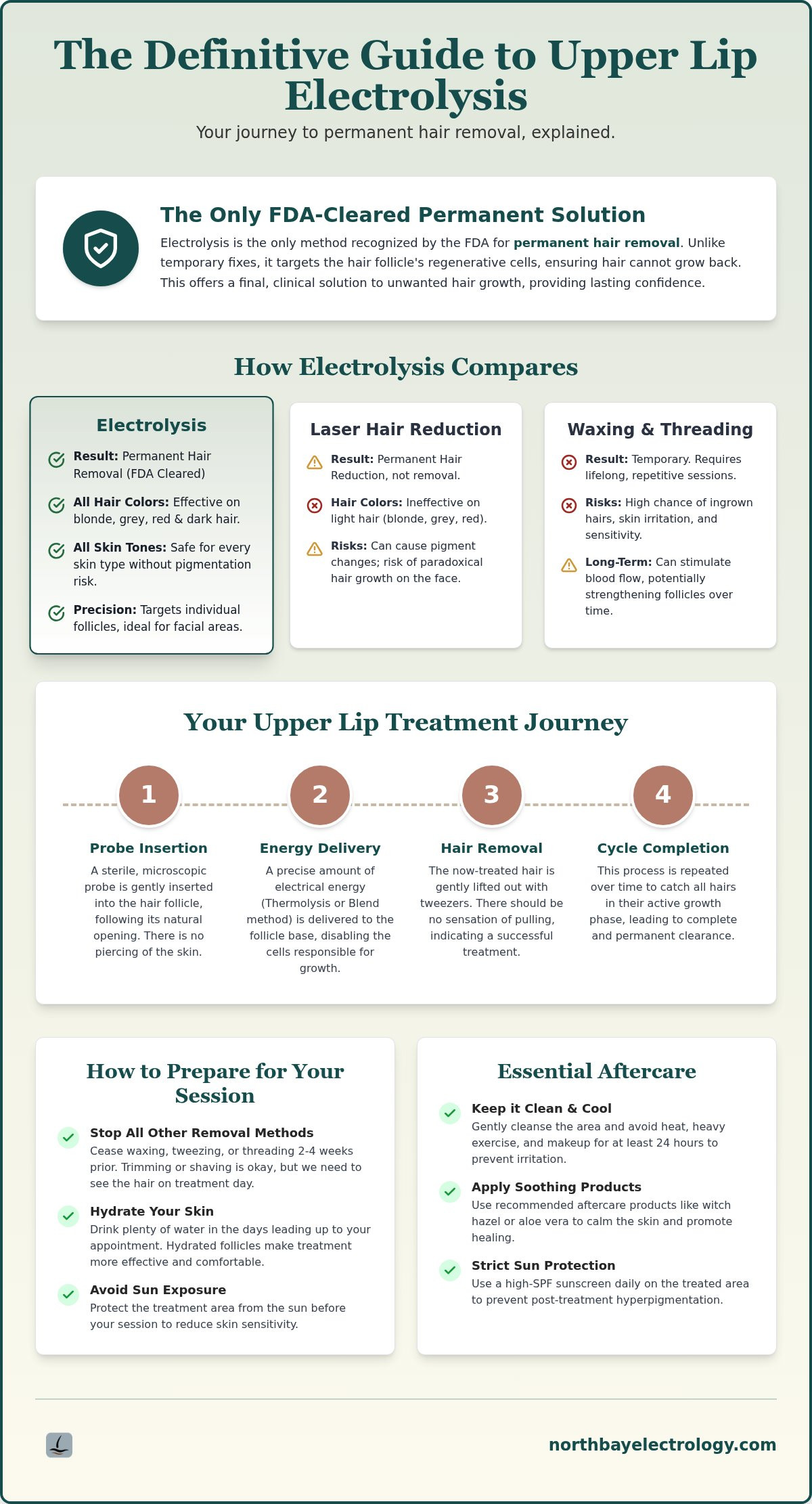 Upper Lip Electrolysis: The Complete How-To Guide for Permanent Results