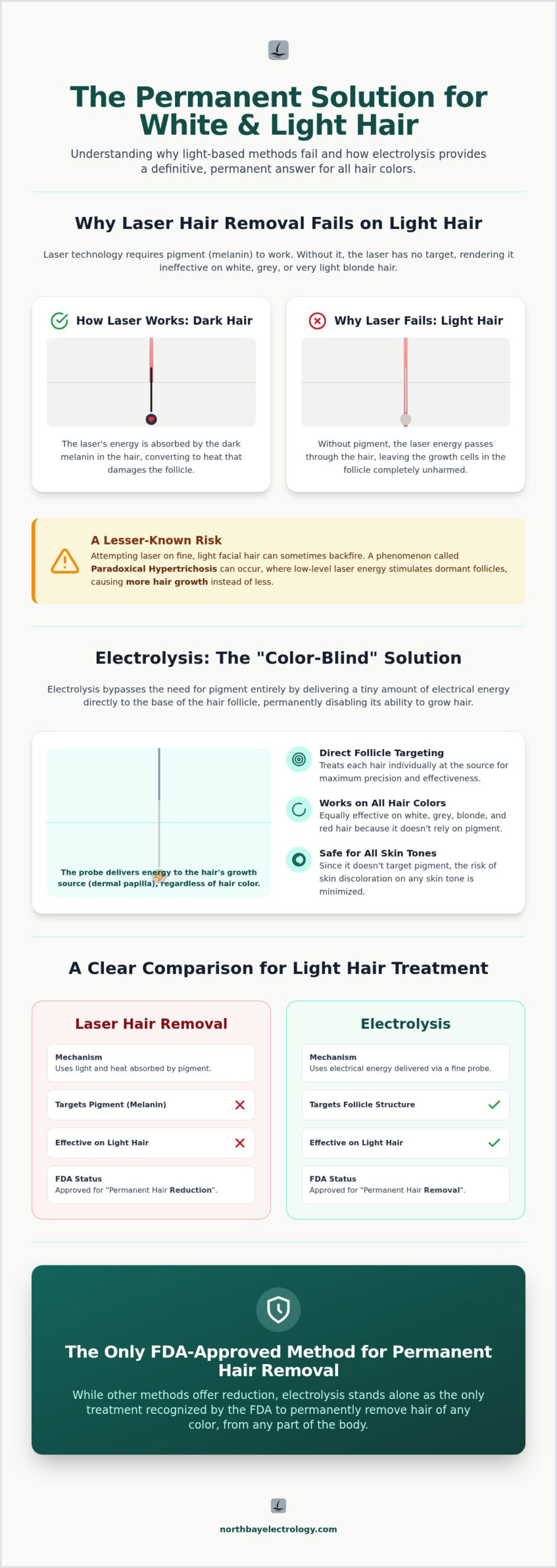 Electrolysis for White Hair: The Only Permanent Solution That Works