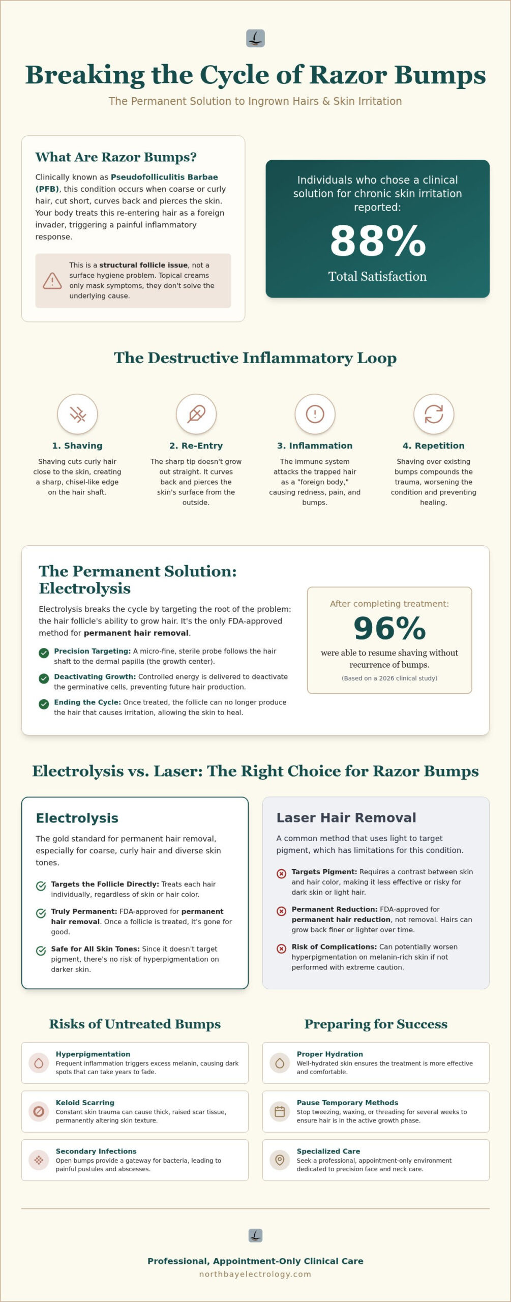 Electrolysis for Razor Bumps: The Permanent Solution to Chronic Skin Irritation