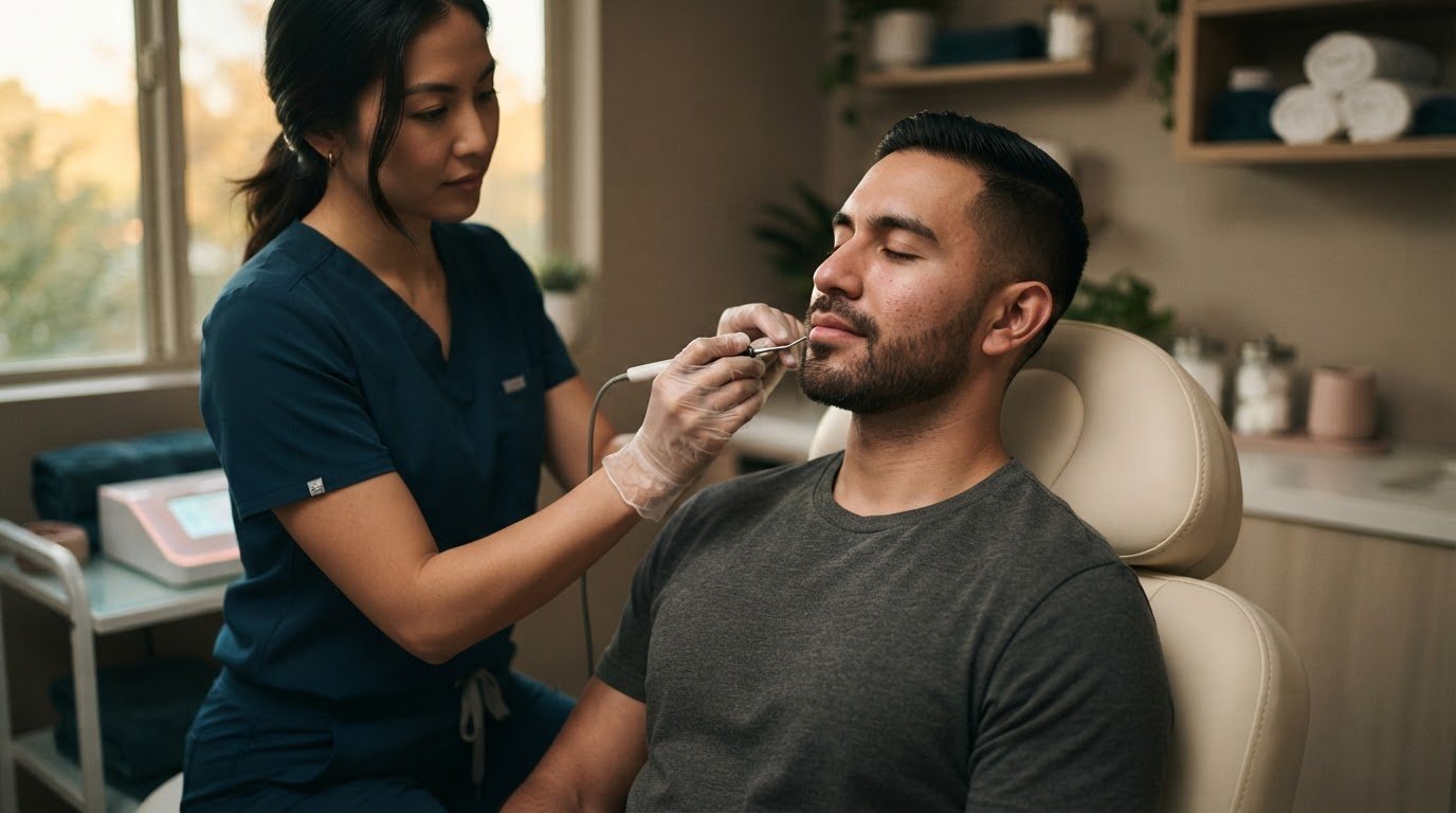 Men’s Facial Hair Removal in Cotati: Sessions and Aftercare